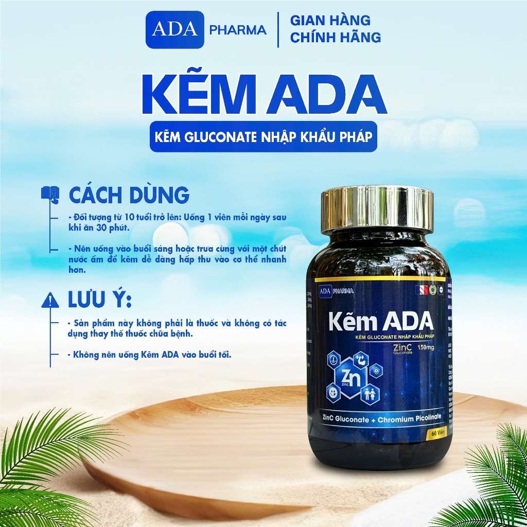 Kẽm ADA có tốt không ?